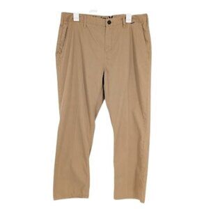 Hurley X Nike Dri Fit Khaki Chino Pants Straight Leg Streetwear Workwear Size 36